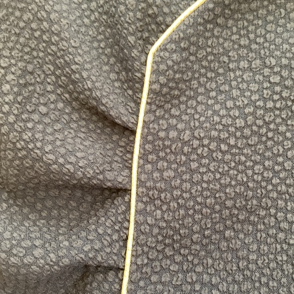 Ba&sh navy dress with gold piping sz0 - Picture 5 of 6